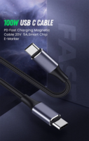 Kabel USB-C to USB-C QUICK CHARGE 20V/5A, 0,5 m