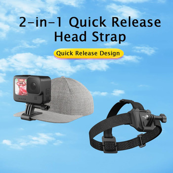 Čelenka 2v1 - Multifunkční čelenka s Quicklipem  (Head Strap 2in1) 