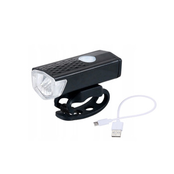 LED USB svítilna přední 300lm se 3 světelnými režimy