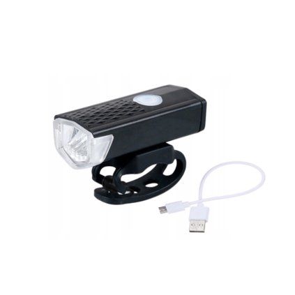 6348 led usb svitilna predni 300lm se 3 svetelnymi rezimy